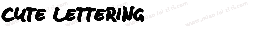 Cute Lettering字体转换
